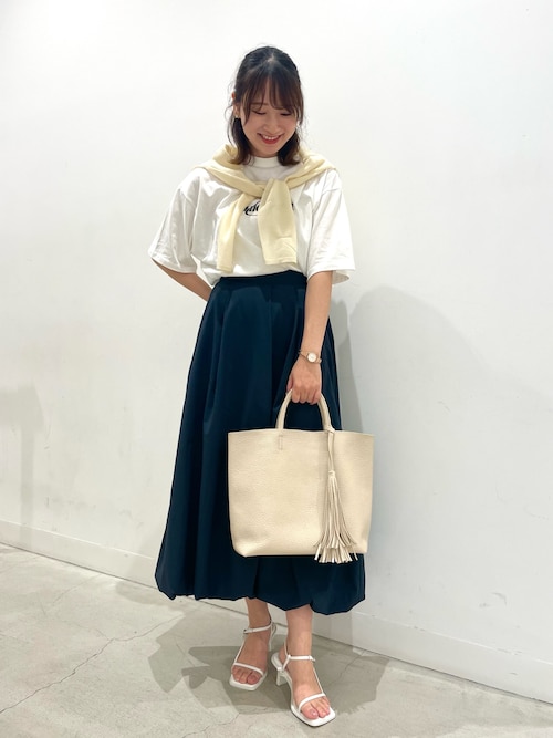 セール】ロゴグラフィックボクシーTシャツ(5分袖)（Tシャツ