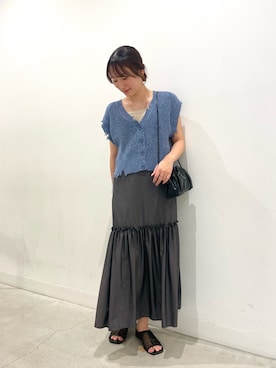 「HEYUMM（ヘユム）のアイテム」を使った、ひなちさん（レディース・164cm）の秋コーディネート