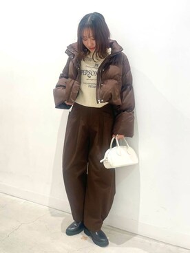 ひなちさん（レディース・164cm）の冬コーディネート