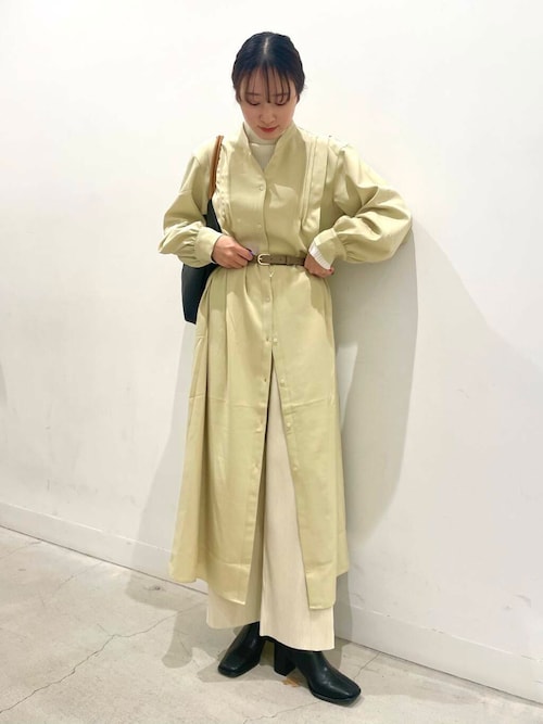 セール】『Shortサイズあり』タックシャツワンピース（ワンピース