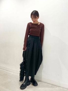 ひなちさん（レディース・164cm）の秋コーディネート