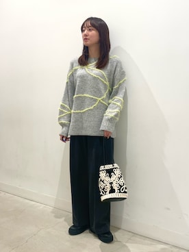 「アイテム（ハンドバッグ）」を使った、ひなちさん（レディース・164cm）の秋コーディネート