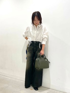 「ブルベ冬×秋カラーコーデ」｜ひなちさん（レディース・164cm）の秋コーディネート