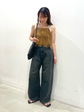 「SENSE OF PLACE by URBAN RESEARCH（センスオブプレイスバイアーバンリサーチ）のアイテム（サンダル）」を使った、ひなちさん（レディース・164cm）の夏コーディネート