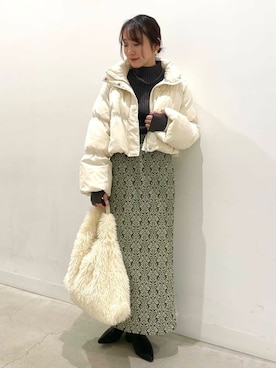 ひなちさん（レディース・164cm）の冬コーディネート