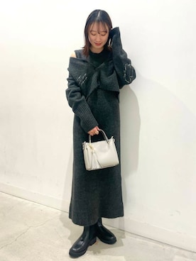 ひなちさん(レディース・164cm)の冬コーディネート