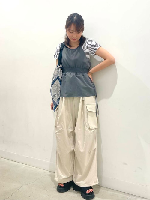 メッシュラウンドトートバッグ