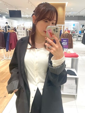 「イチ推しジャケットスタイル」｜「アイテム（シューズ）」を使った、ひなちさん（レディース・164cm）の秋コーディネート