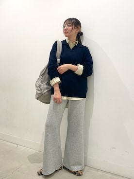 「SMELLY（スメリー）のアイテム」を使った、ひなちさん（レディース・164cm）の秋コーディネート