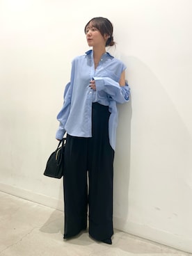 「RODE SKO（ロデスコ）のアイテム」を使った、ひなちさん（レディース・164cm）の夏コーディネート
