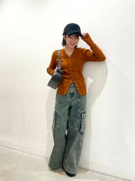 「ブルベ冬×秋カラーコーデ」｜ひなちさん（レディース・164cm）の秋コーディネート