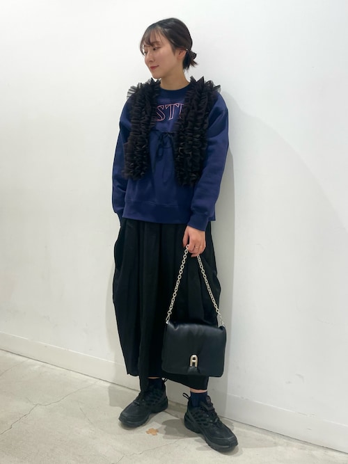 セール】チュールベストレイヤードニットワンピース（ワンピース