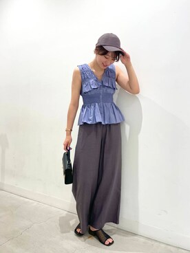 ひなちさん（レディース・164cm）の夏コーディネート