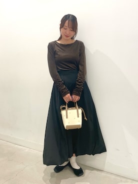 ひなちさん（骨格ナチュラル・レディース・164cm）の秋コーディネート