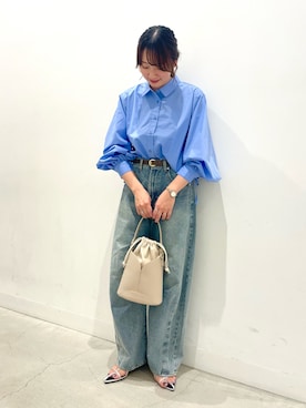 「SENSE OF PLACE by URBAN RESEARCH（センスオブプレイスバイアーバンリサーチ）のアイテム（サンダル）」を使った、ひなちさん（レディース・164cm）の秋コーディネート