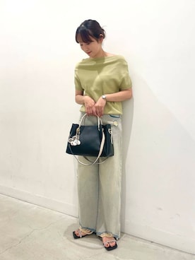 「骨格ナチュラル」｜ひなちさん（レディース・164cm）の夏コーディネート