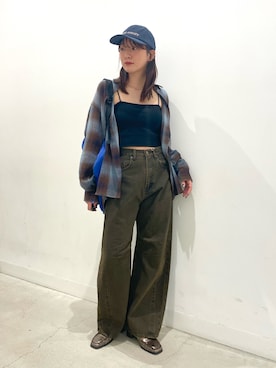 ひなちさん（骨格ナチュラル・レディース・164cm）の夏コーディネート