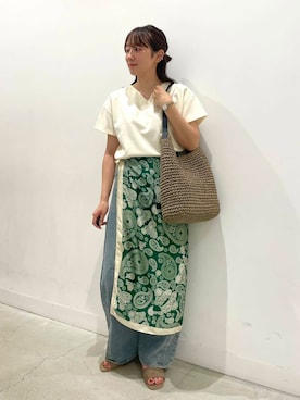 「アイテム（財布/小物）」を使った、ひなさん（レディース・164cm）の夏コーディネート