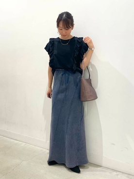 「帰省コーデ」｜ひなさん（レディース・164cm）の夏コーディネート