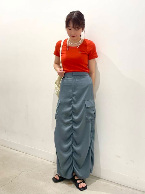 セール】サテンサイドポケットスカート（スカート）｜SENSE OF PLACE
