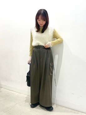 ひなちさん（骨格ナチュラル・レディース・164cm）の秋コーディネート