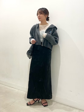 ひなちさん（骨格ナチュラル・レディース・164cm）の秋コーディネート