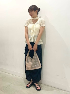 ひなちさん（レディース・164cm）の夏コーディネート