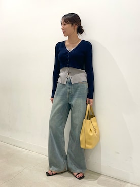 「高身長女子」｜ひなちさん（レディース・164cm）の秋コーディネート