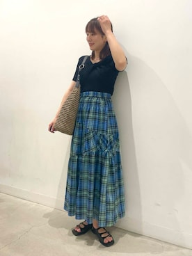 ひなちさん（レディース・164cm）の夏コーディネート