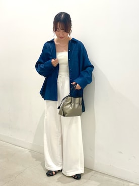 「アイテム（キャミソール）」を使った、ひなちさん（レディース・164cm）の秋コーディネート