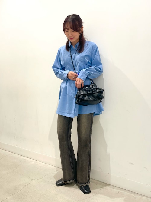 セール】ウエストタックチュニックシャツ（シャツ/ブラウス）｜SENSE