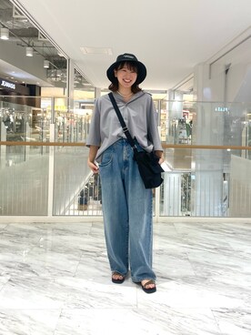 ひなちさん（レディース・164cm）の夏コーディネート