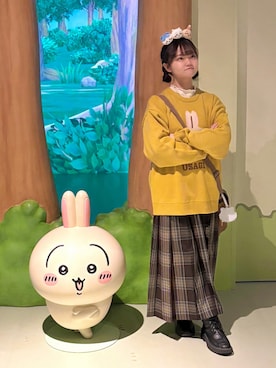 「Avail（アベイル）のアイテム」を使った、うらたんさん（レディース・155cm）の冬コーディネート