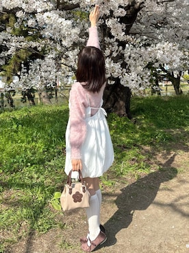 「MARY QUANT（マリークワント）のアイテム」を使った、うらたんさん（レディース・155cm）の春コーディネート