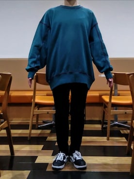「VANS（バンズ）のアイテム（シューズ）」を使った、Keroさん（レディース・157cm）の秋コーディネート