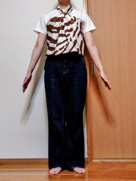「CIAOPANIC TYPY（チャオパニックティピー）のアイテム」を使った、Keroさん（レディース・157cm）の夏コーディネート