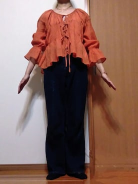 「アイテム（タンクトップ）」を使った、Keroさん（レディース・157cm）の夏コーディネート
