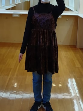 「AMERICAN HOLIC（アメリカンホリック）のアイテム」を使った、Keroさん（レディース・157cm）の秋コーディネート