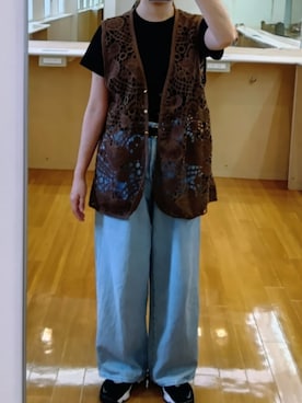 「無印良品（ムジルシリョウヒン）のアイテム」を使った、Keroさん（レディース・157cm）の秋コーディネート