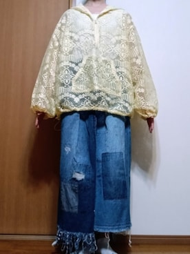 「Honeys（ハニーズ）のアイテム」を使った、Keroさん（レディース・157cm）の夏コーディネート