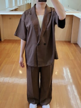 「アイテム（セットアップ）」を使った、Keroさん（レディース・157cm）の夏コーディネート