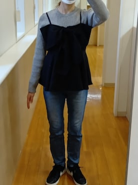 「rps（アールピーエス）のアイテム」を使った、Keroさん（レディース・157cm）の春コーディネート