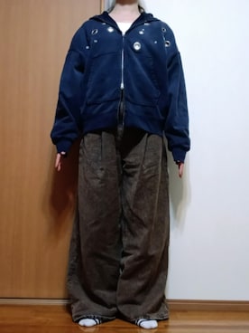 「JEANASIS（ジーナシス）のアイテム（パンツ）」を使った、Keroさん（レディース・157cm）の春コーディネート