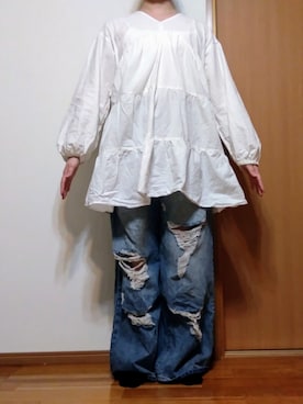 「Samansa Mos2（サマンサ モスモス）のアイテム」を使った、Keroさん（骨格ウェーブ・レディース・157cm）の春コーディネート