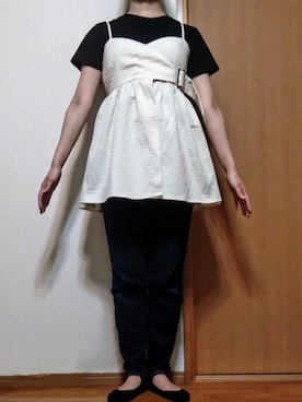 「スキニーデニム」｜Keroさん（レディース・157cm）の夏コーディネート