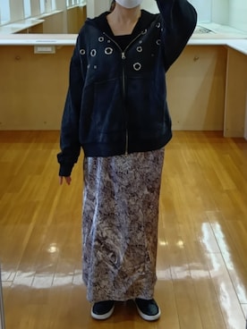 「Honeys（ハニーズ）のアイテム（トップス）」を使った、Keroさん（レディース・157cm）の春コーディネート