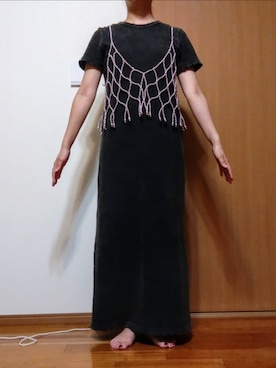 「JEANASIS（ジーナシス）のアイテム（ワンピース/ドレス）」を使った、Keroさん（レディース・157cm）の秋コーディネート