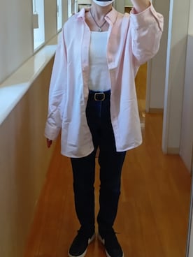 「Honeys（ハニーズ）のアイテム（トップス）」を使った、Keroさん（レディース・157cm）の春コーディネート
