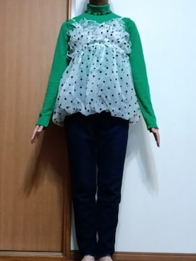 「w closet（ダブルクローゼット）のアイテム」を使った、Keroさん（レディース・157cm）の秋コーディネート