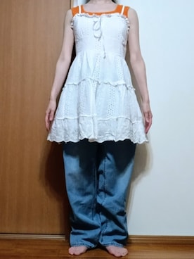 「SpRay（スプレイ）のアイテム」を使った、Keroさん（レディース・157cm）の夏コーディネート